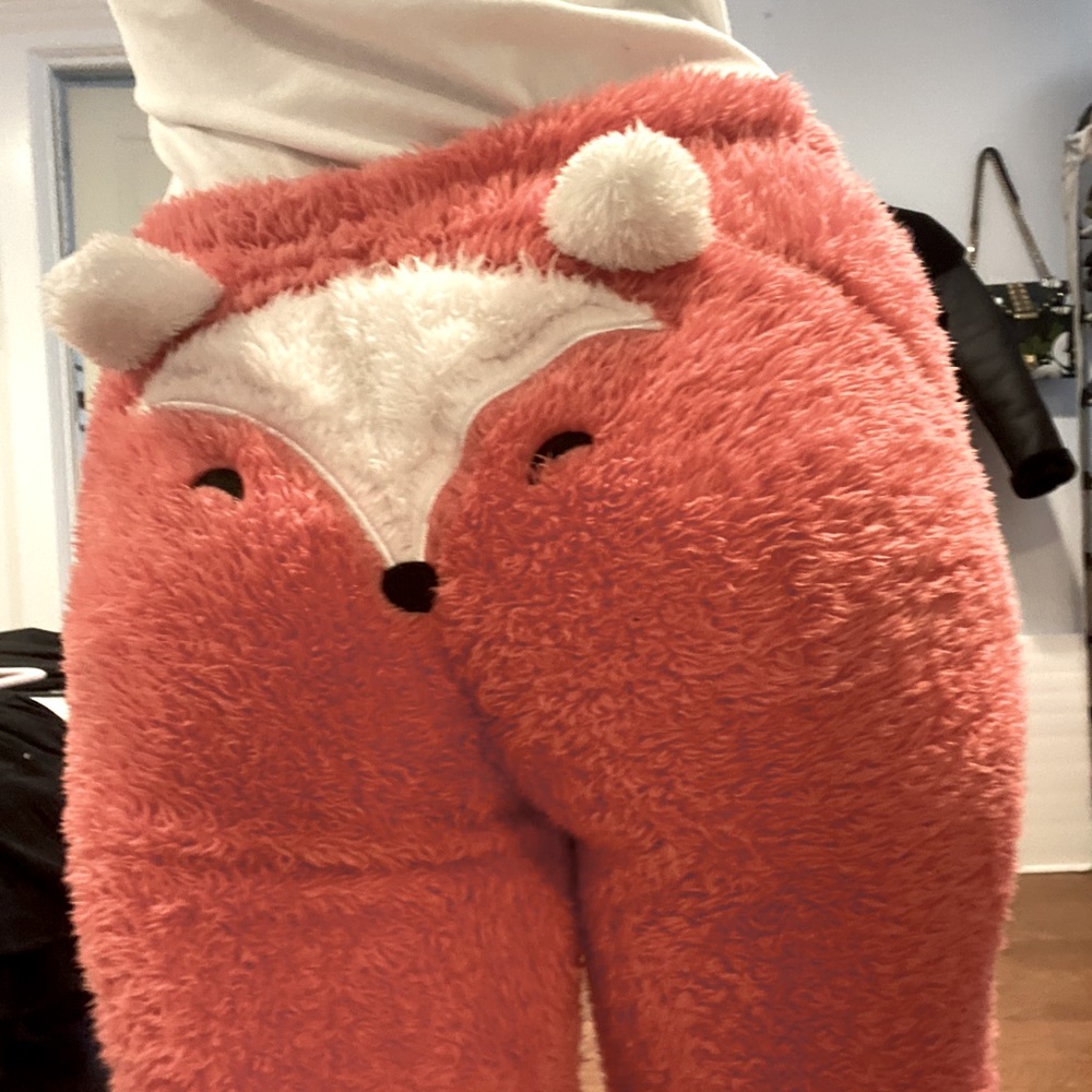 Fluffy pajama pants